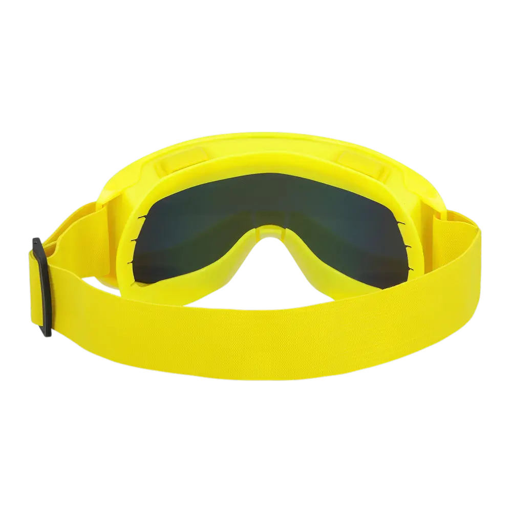 Lunettes de ski pour fête et déguisement – Jaune fluo