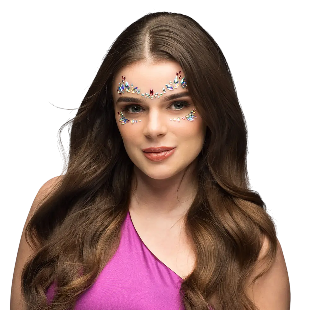 Strass adhésifs visage Florence