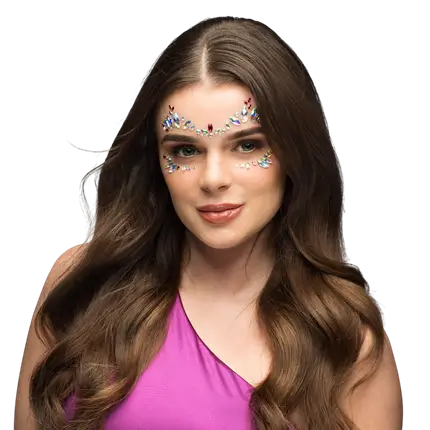 Strass adhésifs visage "Florence"