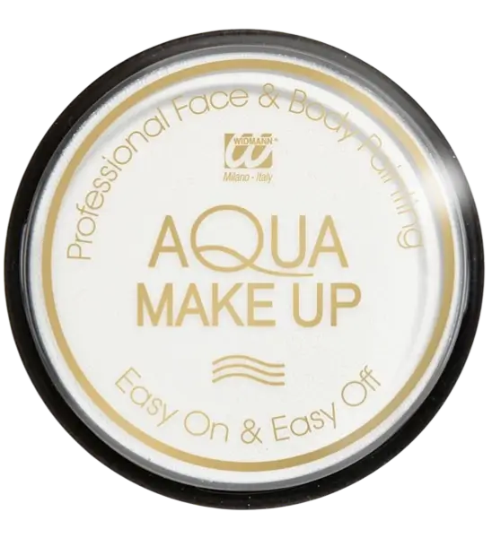 Maquillage visage à l’eau Blanc – Aqua Makeup 10 ml – Anniversaire Carnaval Halloween Supporter