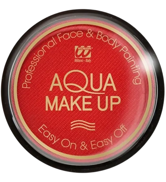 Maquillage visage à l’eau Rouge – Aqua Makeup 10 ml – Anniversaire Carnaval Halloween Supporter