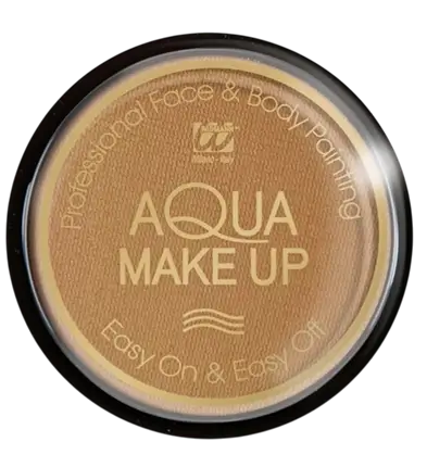 Maquillage visage à l’eau Beige – Aqua Makeup 10 ml – Anniversaire Carnaval Halloween Supporter