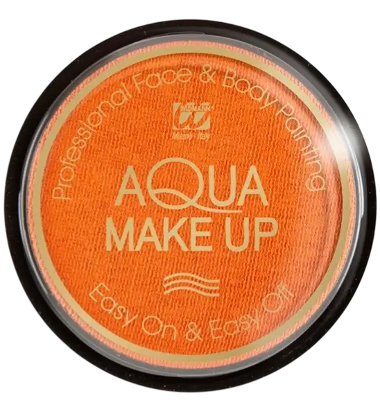 Maquillage visage à l’eau Orange – Aqua Makeup 10 ml – Anniversaire Carnaval Halloween Supporter