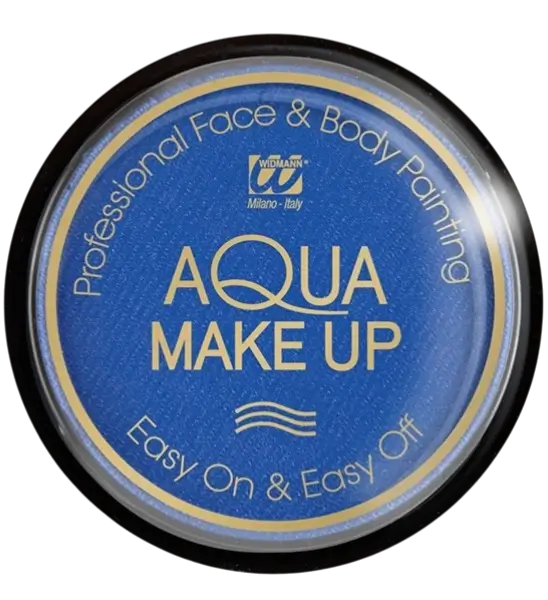 Maquillage visage à l’eau Bleu foncé – Aqua Makeup 10 ml – Anniversaire Carnaval Halloween Supporter