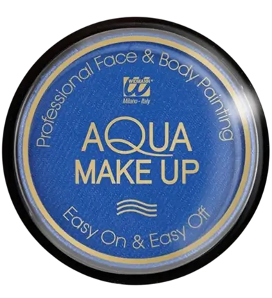 Maquillage visage à l’eau Bleu foncé – Aqua Makeup 10 ml – Anniversaire Carnaval Halloween Supporter