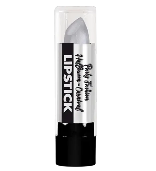 Rouge à lèvres Argent – Maquillage visage Halloween Carnaval – 6 ml