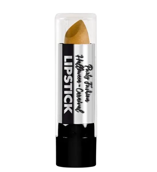 Rouge à lèvres Or – Maquillage visage Halloween Carnaval – 6 ml