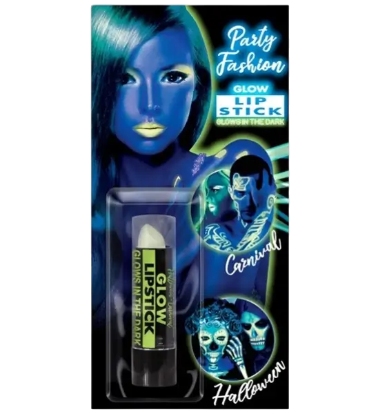 Rouge à lèvres Fluorescent UV – Maquillage visage Halloween Carnaval – 6 ml