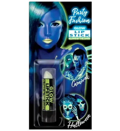 Rouge à lèvres Fluorescent UV – Maquillage visage Halloween Carnaval – 6 ml