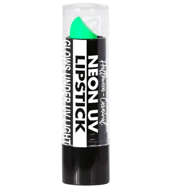 Rouge à lèvres Vert fluo UV – Maquillage visage Halloween Carnaval – 6 ml