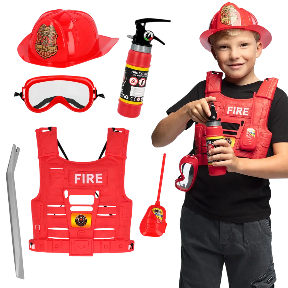 Kit Déguisement Pompier Enfant – Accessoires Costume