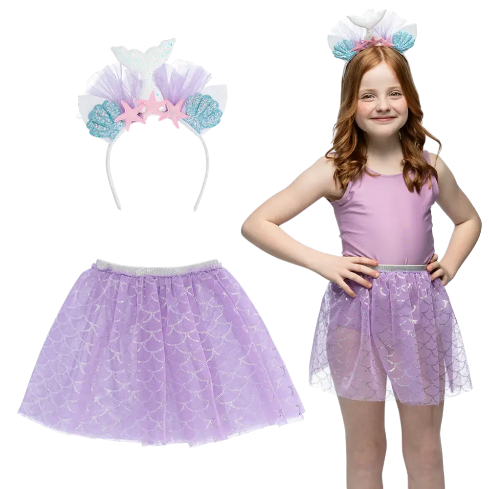 Kit Sirène Mermaid Stars – Accessoires Déguisement Enfant