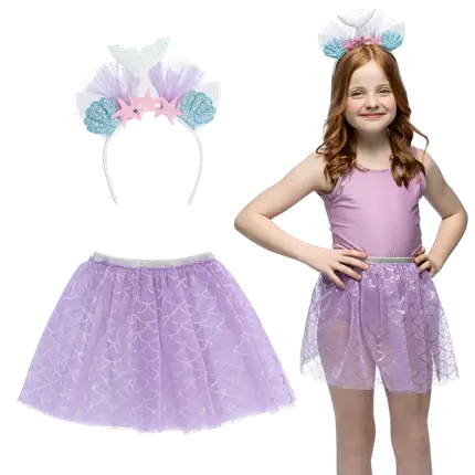 Kit Sirène Mermaid Stars – Accessoires Déguisement Enfant