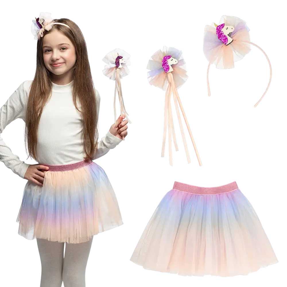 Kit Licorne Pastel – Accessoires Déguisement Licorne