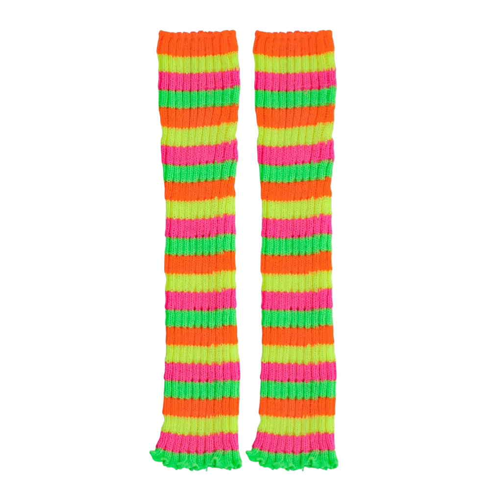 Jambières Arc-en-ciel – Accessoires Déguisement Années 80