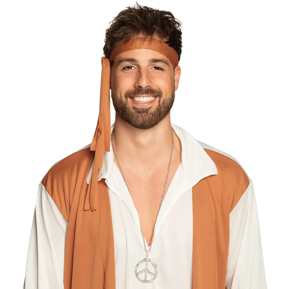 Collier Peace Hippie – Collier Symbole Paix Années 60