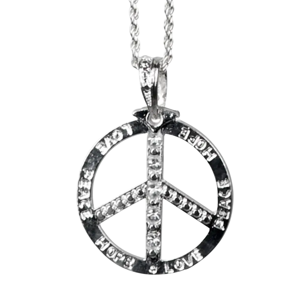 Collier Peace Hippie – Collier Symbole Paix Années 60