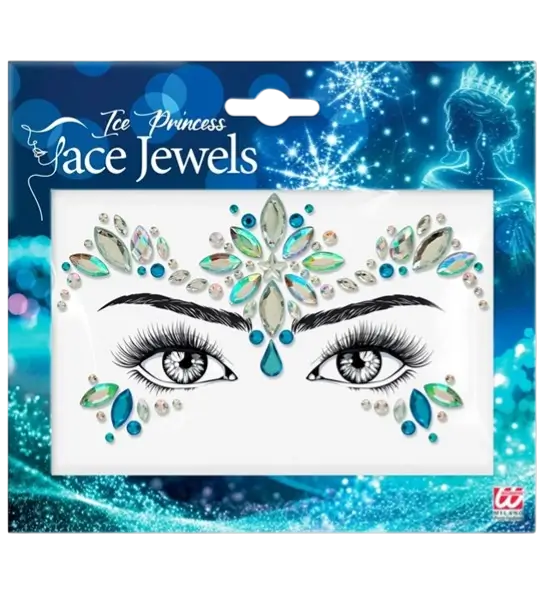 Bijoux Visage Reine des Glaces – Strass Visage Carnaval