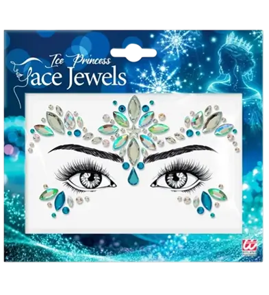 Bijoux Visage Reine des Glaces – Strass Visage Carnaval
