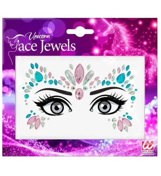 Bijoux Visage Licorne – Strass Visage Enfant