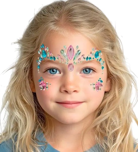 Bijoux Visage Licorne – Strass Visage Enfant