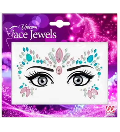Bijoux Visage Licorne – Strass Visage Enfant