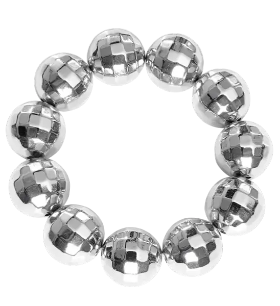 Bracelet Boule Disco à Facettes – Accessoire Disco