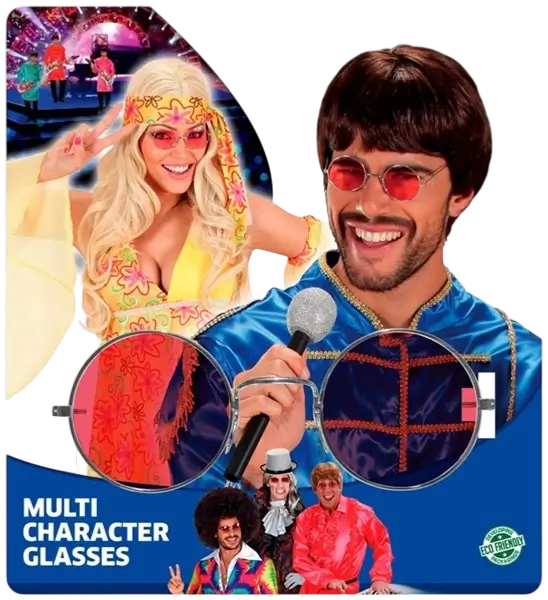 Lunettes Personnage avec Verres Rouges – Lunettes Déguisement