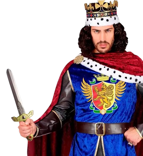 Épée Royale avec Pierres et Fourreau – 45 cm