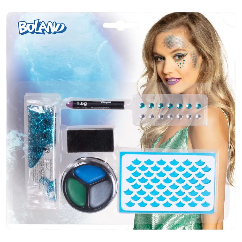 Kit Maquillage Sirène Enfant – Maquillage Carnaval &amp; Fête