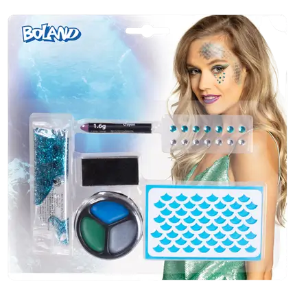 Kit Maquillage Sirène Enfant – Maquillage Carnaval &amp; Fête