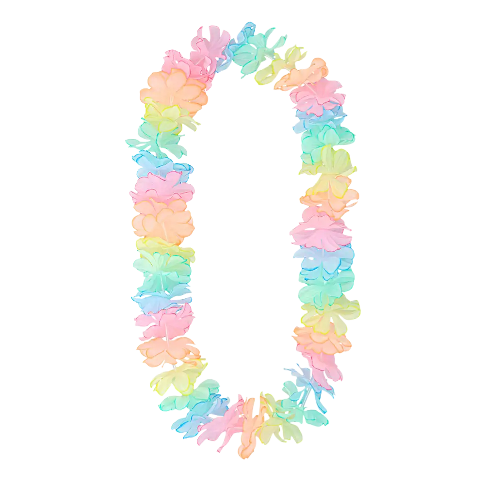 Kit Hawaï Pastel – Accessoires Déguisement Hawaïen