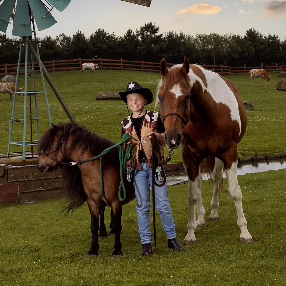 Chapeau Cowboy Enfant Sheriff Noir – Accessoire Déguisement Far West