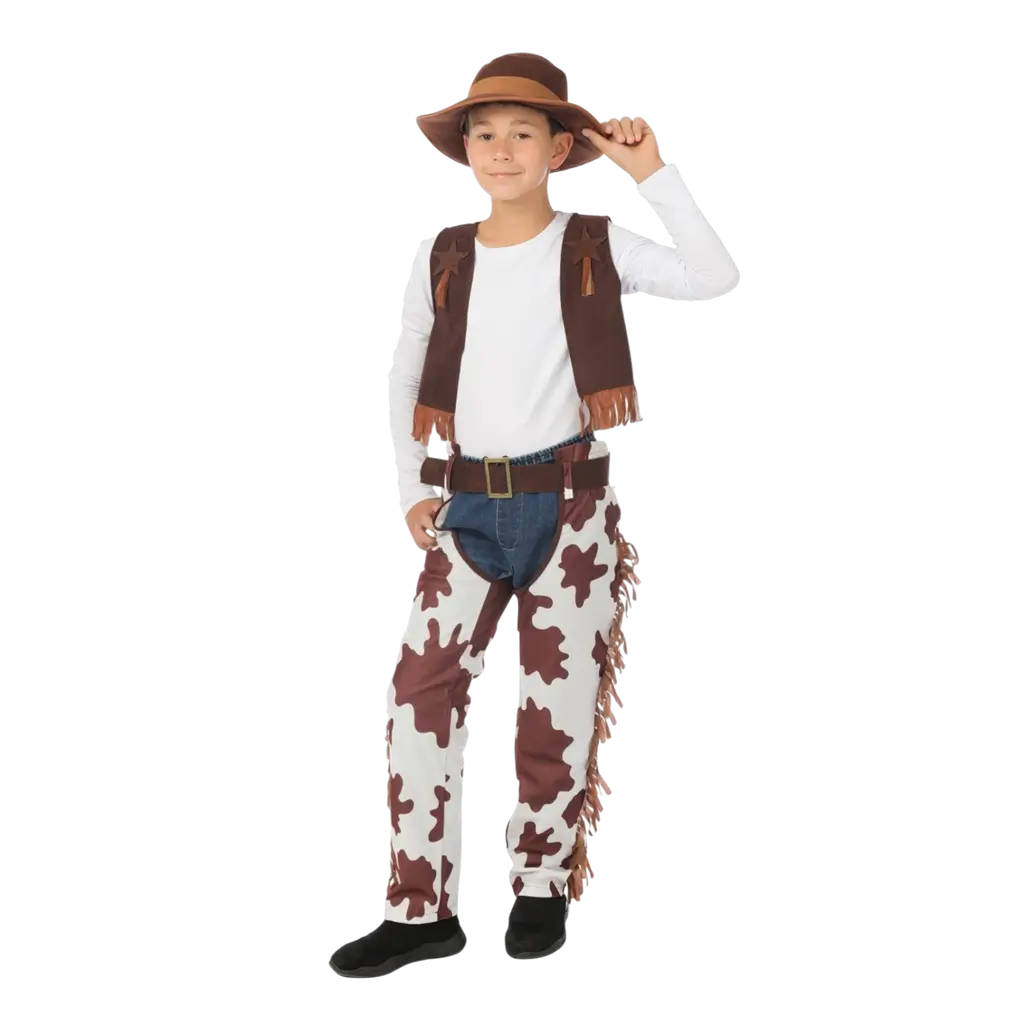 Déguisement Cowboy Enfant 10-12 Ans – Costume Cowboy Enfant