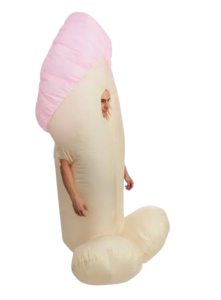 Déguisement Gonflable Zizi Adulte – Costume Humour EVJF Taille Unique