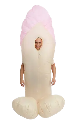 Déguisement Gonflable Zizi Adulte – Costume Humour EVJF Taille Unique