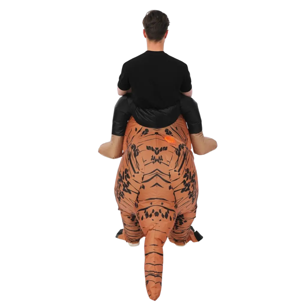 Déguisement Gonflable Dinosaure avec Cavalier Adulte – Costume EVJF Taille Unique
