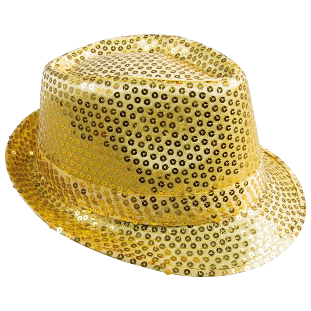 Chapeau Borsalino à Sequins Or Adulte – Accessoires Soirée et Fête