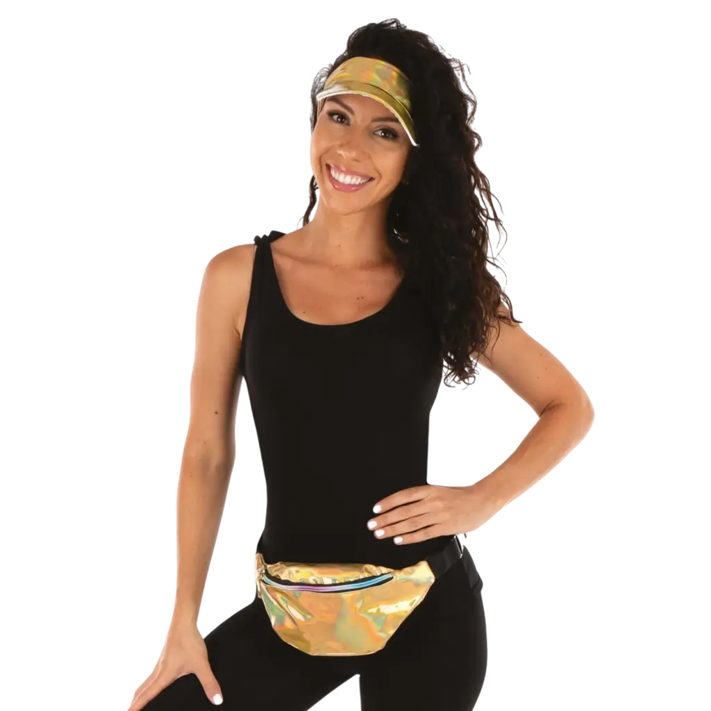 Kit Accessoires Disco Or Adulte – Accessoires Soirée Disco