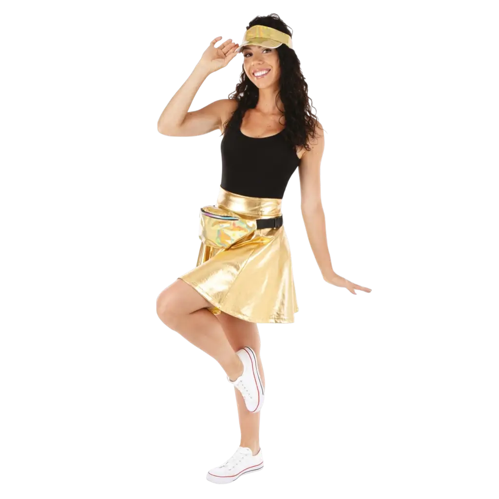 Kit Accessoires Disco Or Adulte – Accessoires Soirée Disco