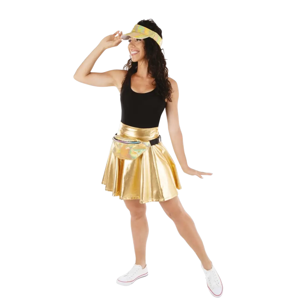 Kit Accessoires Disco Or Adulte – Accessoires Soirée Disco