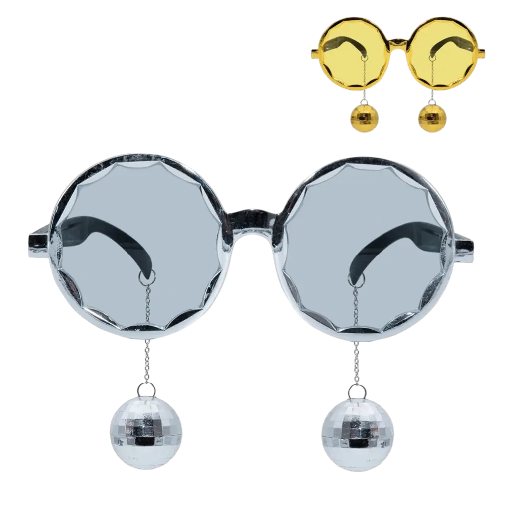 Lunettes Disco Boules à Facettes – Accessoires Soirée Disco