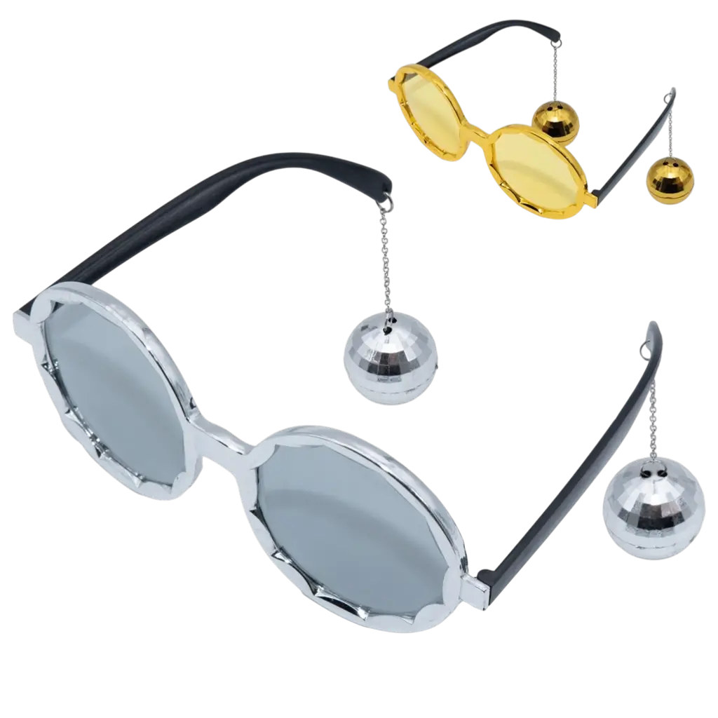 Lunettes Disco Boules à Facettes – Accessoires Soirée Disco