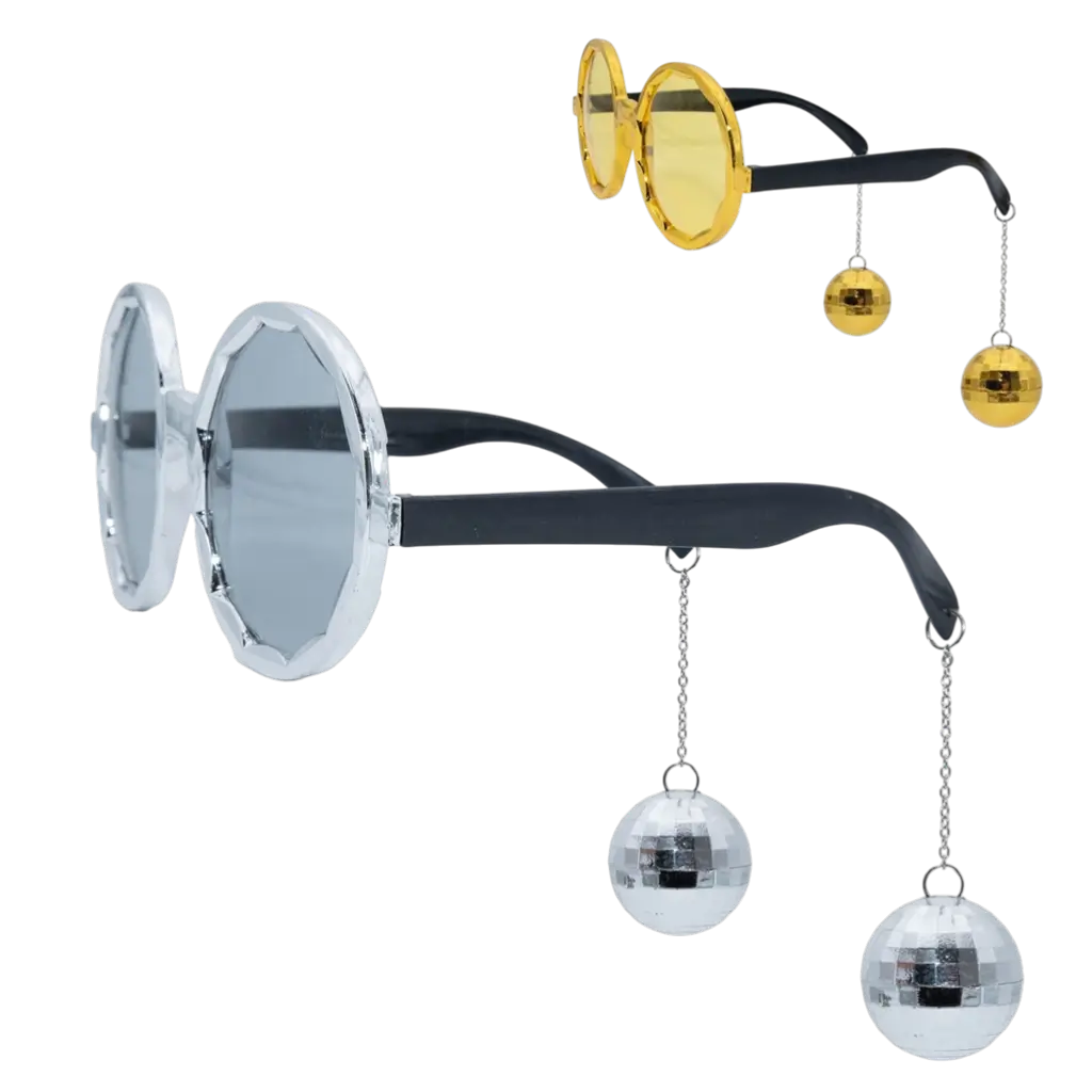 Lunettes Disco Boules à Facettes – Accessoires Soirée Disco