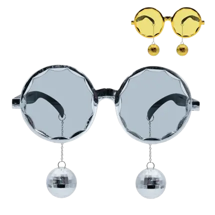 Lunettes Disco Boules à Facettes – Accessoires Soirée Disco