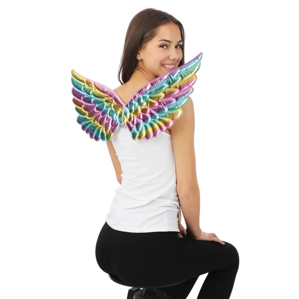 Ailes d’Ange Multicolores 62 cm – Accessoires Déguisement Ange