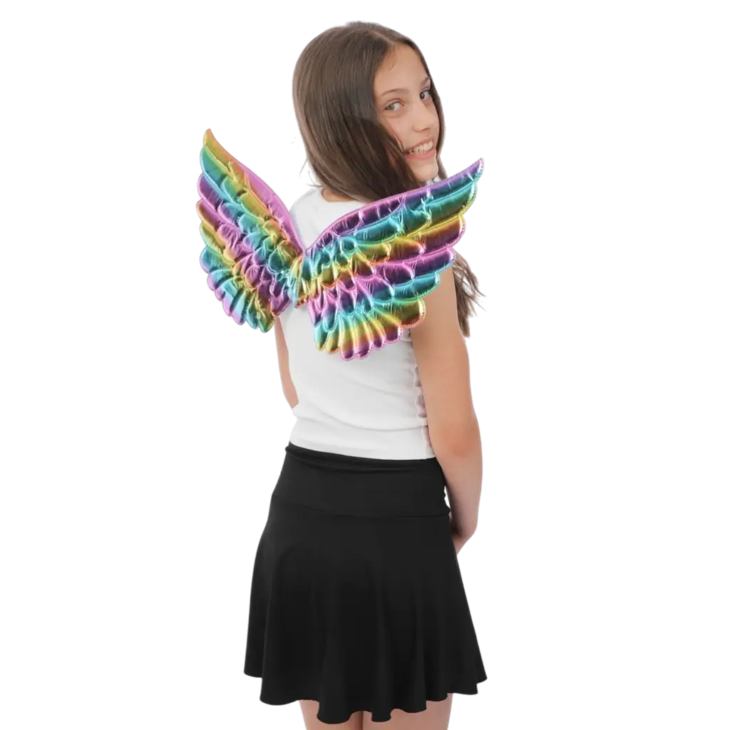Ailes d’Ange Multicolores 62 cm – Accessoires Déguisement Ange