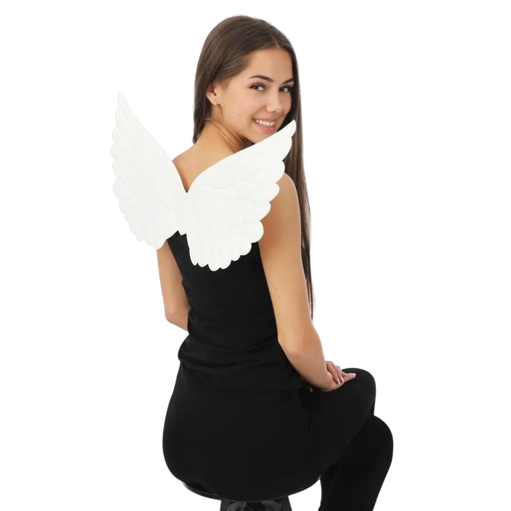 Ailes d’Ange Blanches 62 cm – Accessoires Déguisement Ange