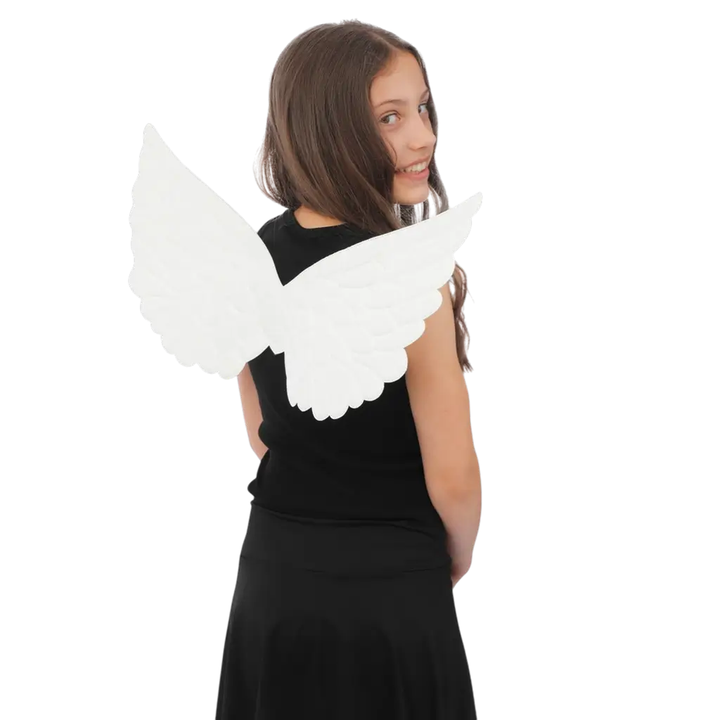 Ailes d’Ange Blanches 62 cm – Accessoires Déguisement Ange