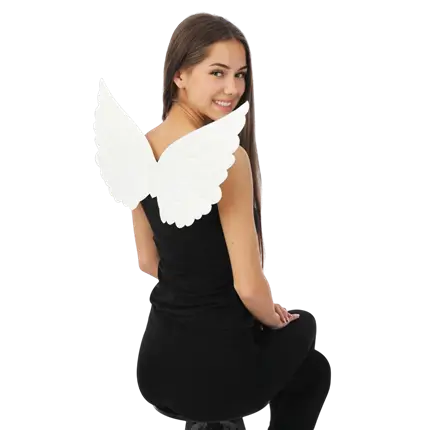 Ailes d’Ange Blanches 62 cm – Accessoires Déguisement Ange